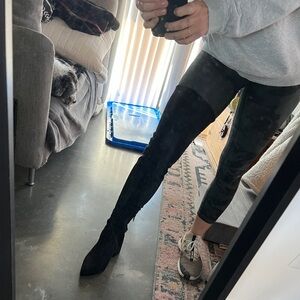 Thigh high Aldo faux suede boots